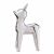 X-MAS kerámia dekor szarvas 18 cm , ezüst 180964123
