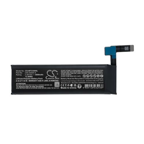 CAMERON SINO Li-Polymer akku 3.85V / 3600 mAh, Meta 345-00550-A kompatibilis, FEKETE 180990972 - Mobiltelefon akkumulátor