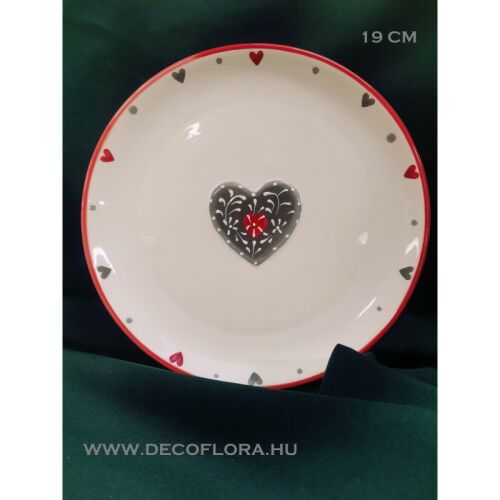 Kerámia dekor lapostányér HG 19 cm 181025620 - Konyha és étkezés