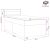 vidaXL Boxspring ágy matraccal fejtámlával Tópszínű 90 x 200 cm Szövet 181025707