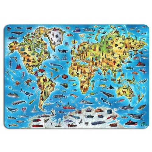 3D-s fa kirakós világtérkép barkácskészlet 181056069 - 3D puzzle