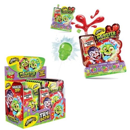 (HALL) JOHNY BEE NYALÓKA HALLOWEEN MONSTERS POPPING+GÉL 30G