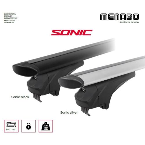 Menabo Sonic Silver tetőcsomagtartó keresztrúd Suzuki SX4 S-Cross 2016+ 181091465 - Tetőcsomagtartó
