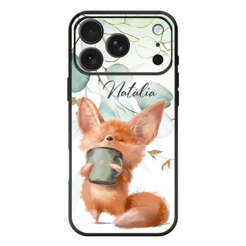 Kérd a neveddel - Fox Coffee - Ősz - iPhone 17 Pro Max / 18 Pro Max MagSafe tok 181098857 - Telefontok