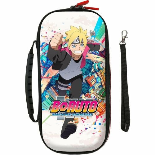 Konix Boruto Switch gaming hordtáska Boruto World grafikával Nintendo Switch konzol védelméhez és hordozhatóságához - Játékkonzol táska