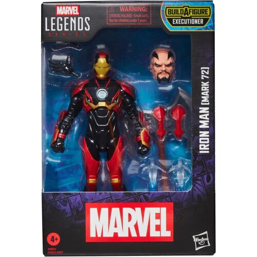 Marvel Legends Series Vasember Mark 72 akciófigura cserélhető alkatrészekkel eredeti csomagolásban, Hasbro gyűjthető játék Marvel rajongóknak és gyűjtőknek 