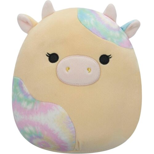 Squishmallows 7.5 h&uuml;velyk Rina s&aacute;rga teh&eacute;n pl&uuml;ssj&aacute;t&eacute;k pasztell tie-dye mint&aacute;val, puha gy&uuml;jthet&otilde; &aacute;llat a Jazwares-t&otilde;l - Plüss