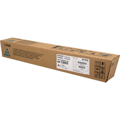 Ricoh MP C6003 (841856) tonerkazetta, ciánkék 181141271 - Irodatechnika