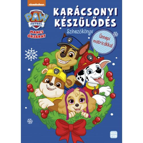 Mancs Őrjárat - Karácsonyi készülődés 181192804 - Kifestő foglalkoztató füzet