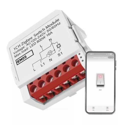 GoSmart kapcsolómodul IP-2201SZ, ZigBee, 1 csatornás 181196078 - Okos otthon kiegészítő