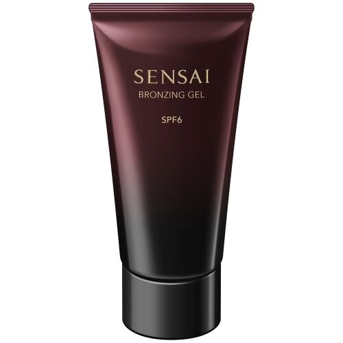 Sensai Bronzing Gel SPF6 50ml, egy hidratáló bronzosító gél, amely természetes, napcsókolta ragyogást biztosít az arcra és testre. - Bronzosító