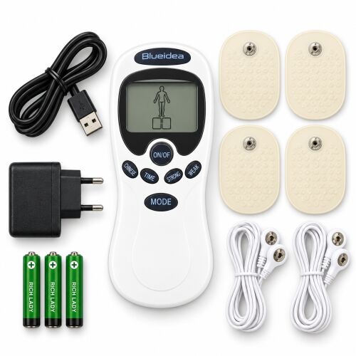 Blueidea izomstimulátor készülék 4 db elektródapárnával 181210432 - Masszázs