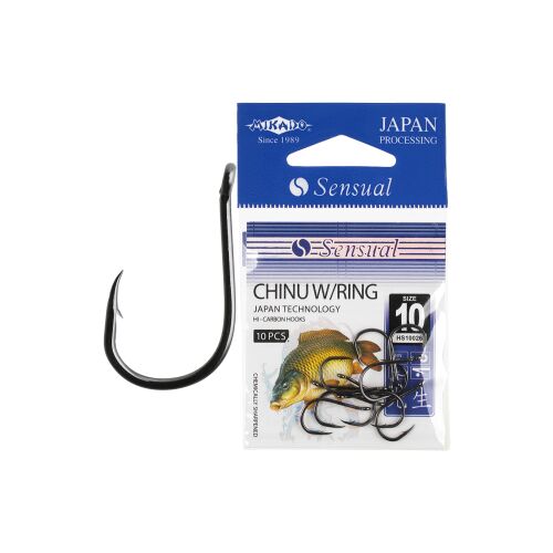 Mikado Chinu W/Ring 6 181214314 - Horgász horog