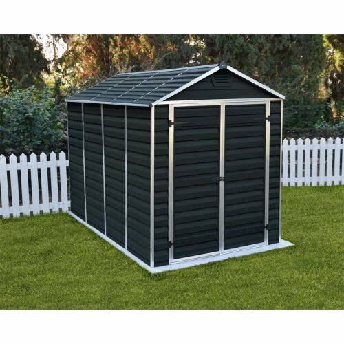 Palram - Canopia Skylight 6x10 antracit kerti tároló 181225339 - Kerti bútor