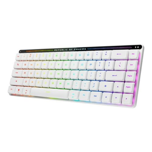 ASUS ROG FALCHION RX LOW PROFILE WIRELESS BLUETOOTH BILLENTYŰZET FEHÉR, HU 181238381 - Billentyűzet