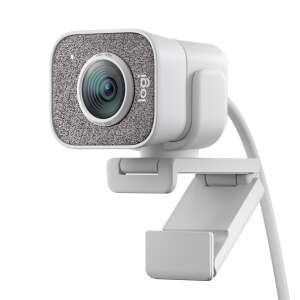 Web камера Logitech StreamCam 1080p с вграден микрофон, бяла - Уеб камера