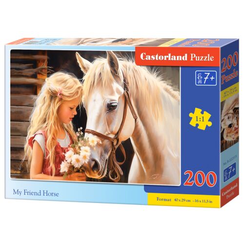 200-as puzzle B-222315 Barátom, ló 181295316 - Játék