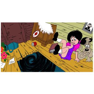 Diafilmul 'Vrăjitorul din Oz' de Dargay Attila: Dorothy și Toto în Kansas - Filme diapozitive