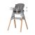 Chipolino Multi 4az1-ben etetőszék - charcoal 181321457