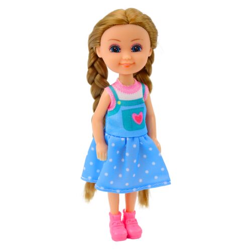 Mini baba hosszú hajjal, 15 cm 181339980 