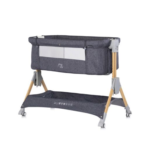 Chipolino SleepNFold összecsukható babaöböl - charcoal 181373507 - Baba pihenőszék, Elektromos babahinta és Kiságy és bölcső