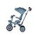 Chipolino Marathon Smart 360 összecsukható tricikli kupolával - denim 181395525
