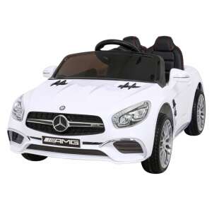 Mercedes Benz AMG SL65 S 2 személyes autó fehér színben 45934517 Elektromos járművek - MP3 lejátszó - Nyitható ajtó