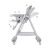 Chipolino Melba 2in1 multifunkciós etetőszék és hinta - platinum 181434715