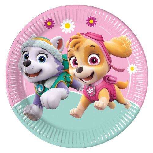 Mancs Őrjárat Skye and Everest papírtányér 8 db-os 23 cm FSC 181442651 