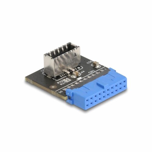 Delock USB 5 Gbps Adapter tűfejes anya   külső E-típusú, A kulcs USB anya hajlított (67174) 181453413 - Átalakító