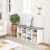 Fehér LOFT cipősszekrény ülőkével 181470634
