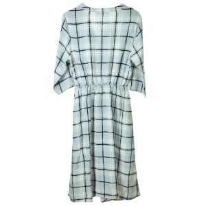 Rochie în carouri, gri-albastru pentru femei s. Oliver – 38 126942000 - Îmbrăcăminte pentru femei