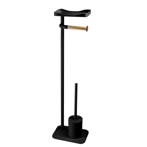 SZABAD ÁLLVÁNY WC KEFE ALBANY 11121110 BLK 181485087 - Fürdőszobai kiegészítő