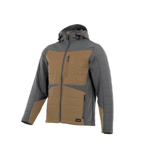 Sara Comfort Winter Hybrid bélelt kabát barna - s.szürke 181499133 - Munkakabát