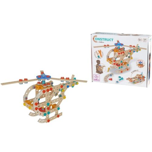 Eichhorn Construct helikopter – 209 részes fa építőjáték 181504250 