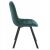 Furnitex Loft bársony zöld kárpitozott étkezőszék 181546124