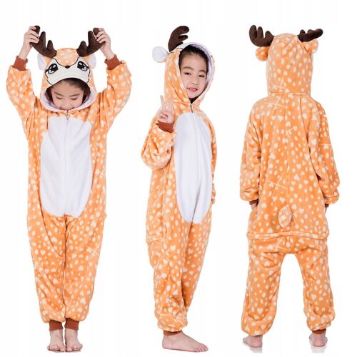 Szarvas Onesie melegítőruha jelmez pizsama overál Kigurumi szarvas M 181552109 