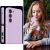 Szilikon tok Samsung Galaxy S23 5G-hez, Silicone Lite, lila + 2x üveg 181595415