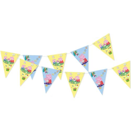 Peppa malac Story Time zászlófüzér 2,4 m 181709786 - Party kellék