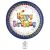 Happy Birthday Multicolor papírtányér 8 db-os 20 cm FSC 181710115