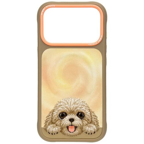 Nimmy Big Eyed Lying Teddy Poodle MagSafe tok iPhone 18 Pro Max / 17 Pro Max készülékhez, barna 181872288 - Telefon