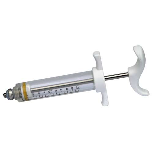 10 ml-es menetes nylon szarvasmarha fecskendő injekcióhoz