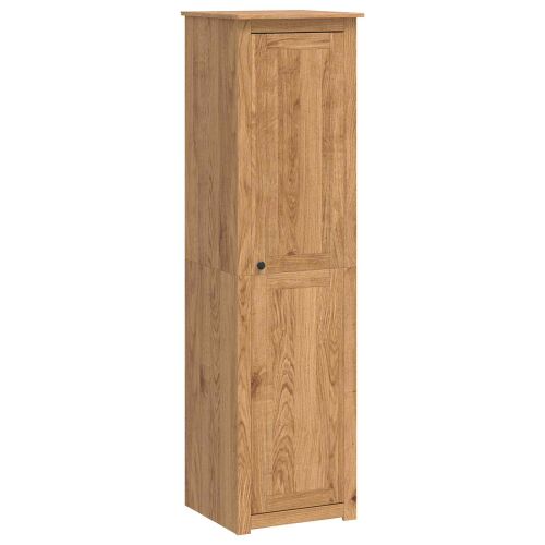 vidaXL Ruhásszekrény PANAMA Méz 51 x 50 x 185 cm Tömör Fenyőfa