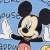 Disney garbós hosszú ujjú Póló - Mickey Mouse #kék 30789362}
