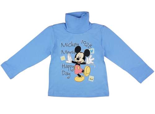 Disney garbós hosszú ujjú Póló - Mickey Mouse #kék 30789362