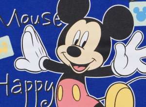 Disney garbós Hosszú ujjú póló - Mickey Mouse #kék 30789364 Gyerek hosszú ujjú pólók - Pamut - Mickey egér