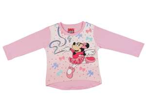 Disney Hosszú ujjú póló - Minnie Mouse #rózsaszín - 122-es méret 30789384 Gyerek hosszú ujjú pólók - Pamut