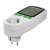 LogiLink energy cost meter, white, angled view