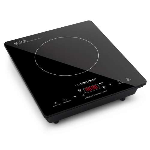 Esperanza EKH009 portable induction hob, black, 1 cooking zone, timer, 28 cm