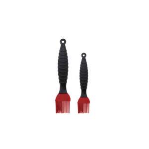 Set de 2 perii din silicon Berlinger Haus Metallic Burgundy Line cu mâner din plastic - Perie de bucătărie